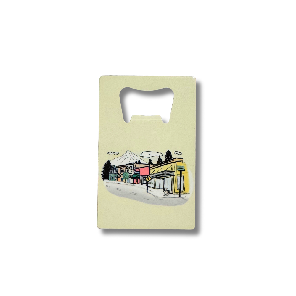 Multnomah Village Gift | Flat Wallet Bottle Opener