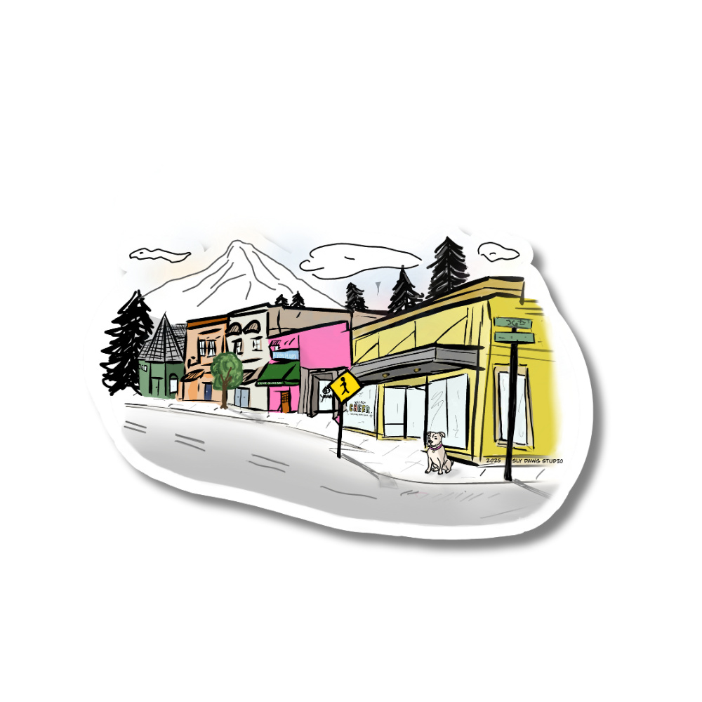 Multnomah Village Sticker | Portland Oregon Neighborhood