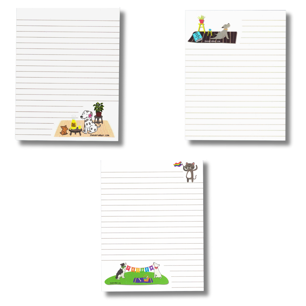 Cute Dog Notepad | "Zen Juice" Cute Notepad