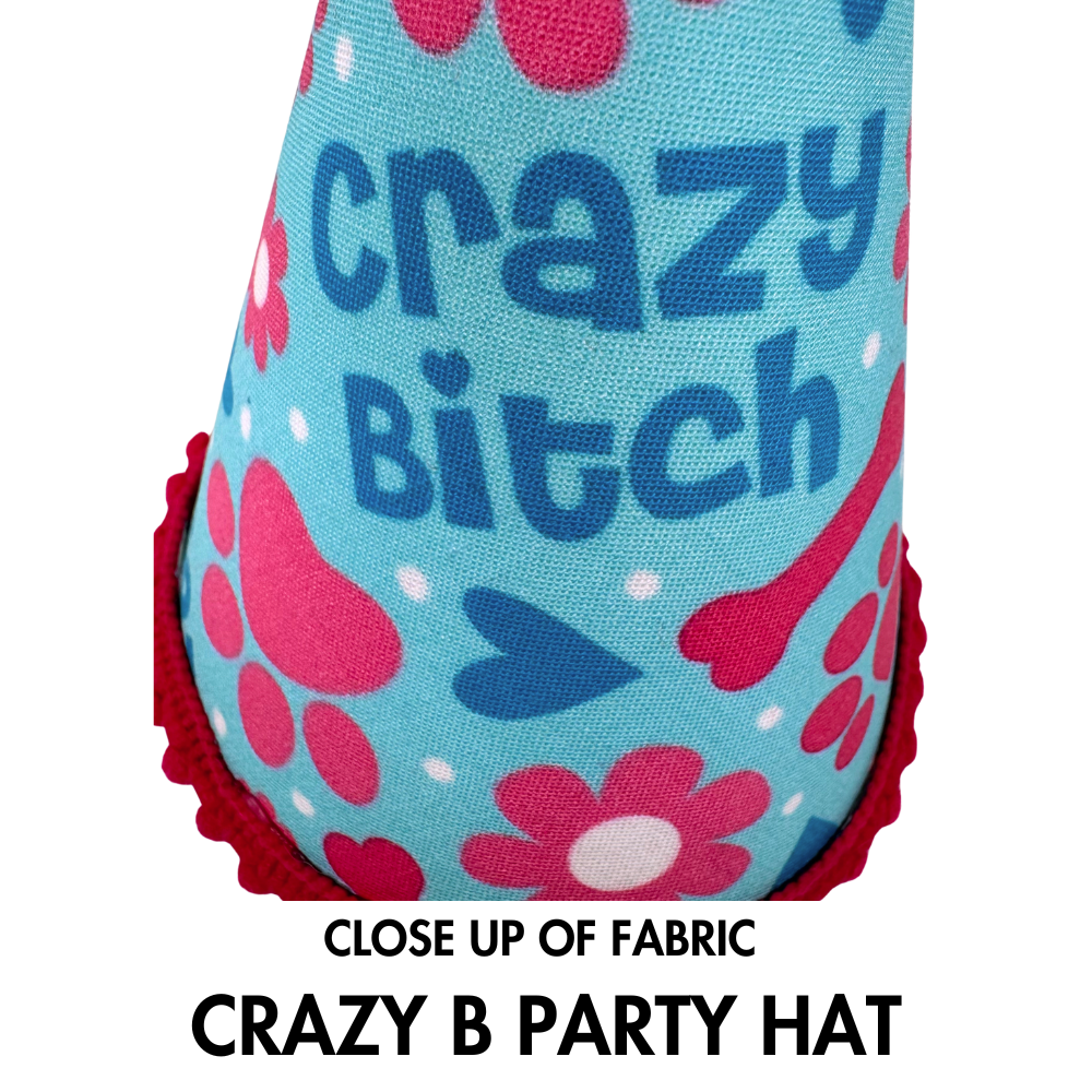 PARTY HAT FOR DOGS "Crazy B" | Sizes for all Breeds