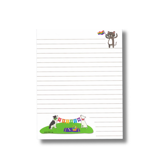 Dog Notepad | Picnic Cat and Dog Pride Notepad