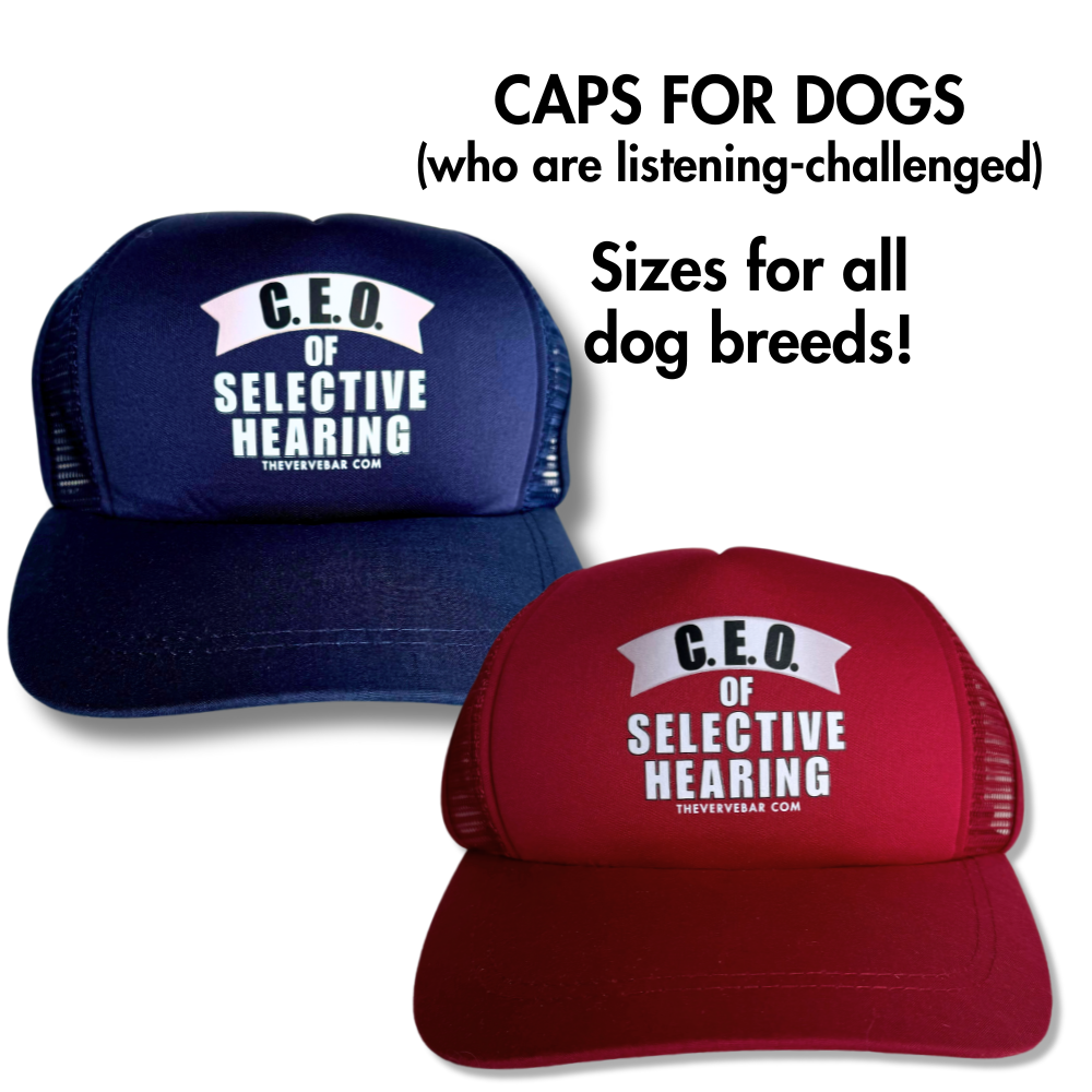 Baseball Cap for Dogs | C.E.O. of Selective Hearing