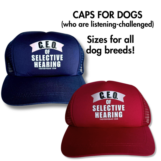 Baseball Cap for Dogs | C.E.O. of Selective Hearing