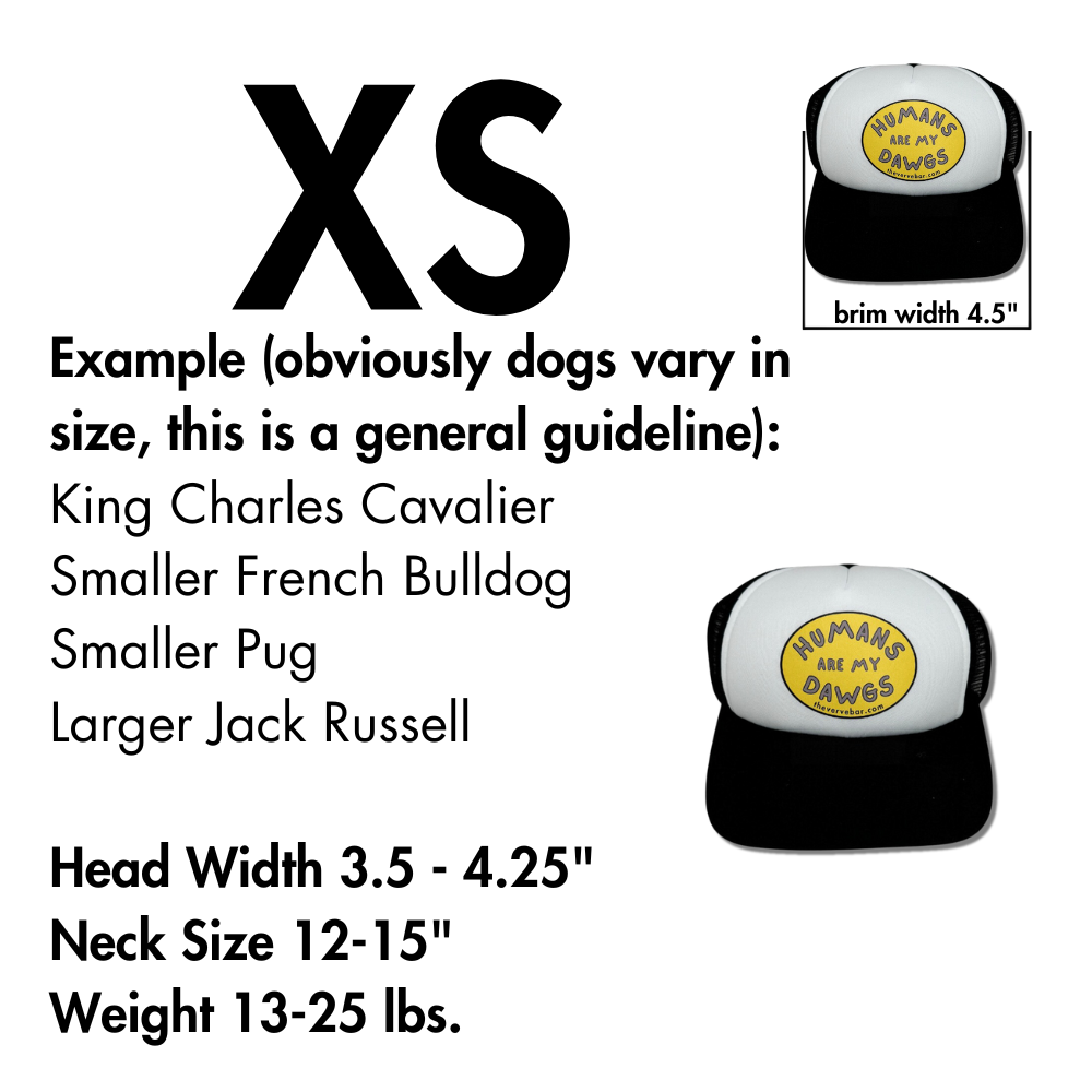 SIZING INFO FOR BASEBALL HAT FOR EXTRA SMALL DOGS