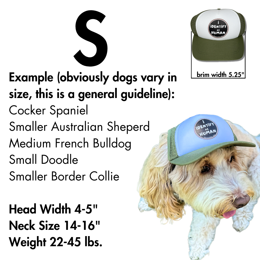 Pup Hat For Dogs - Olive Green Trucker Hat