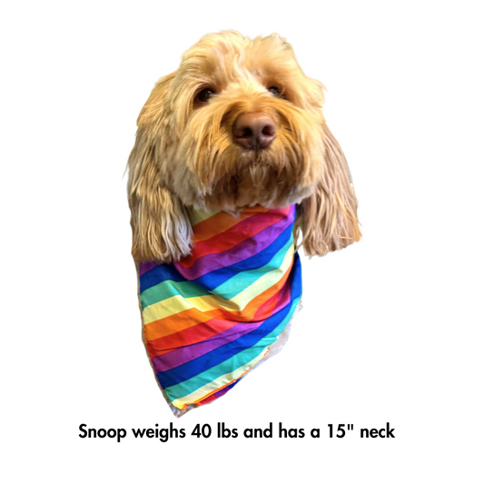 Rainbow Dog Bandana| Dog Pride Accessories