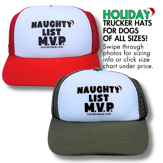 Pup Lid Dog Christmas Hat | Naughty List MVP