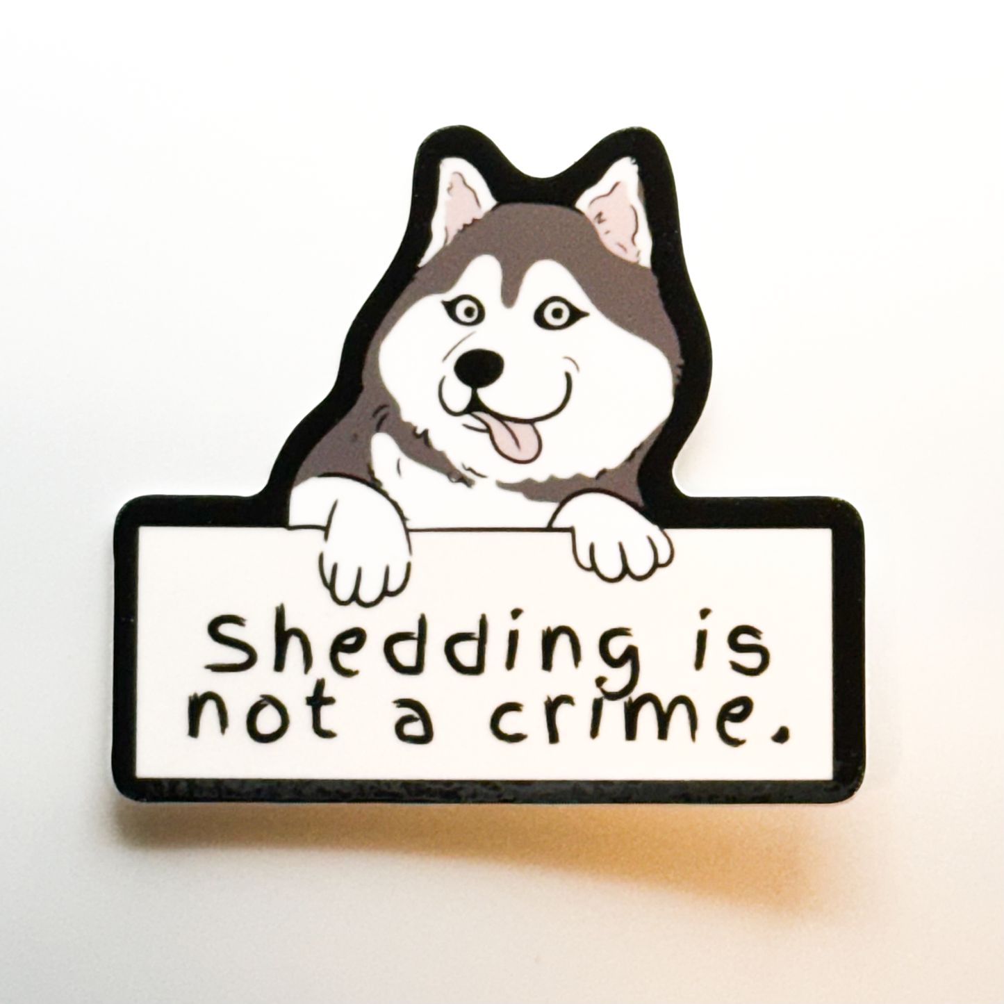 Siberian Husky Funny Sticker