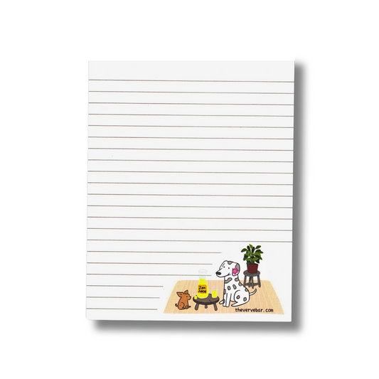 Cute Dog Notepad | "Zen Juice" Cute Notepad