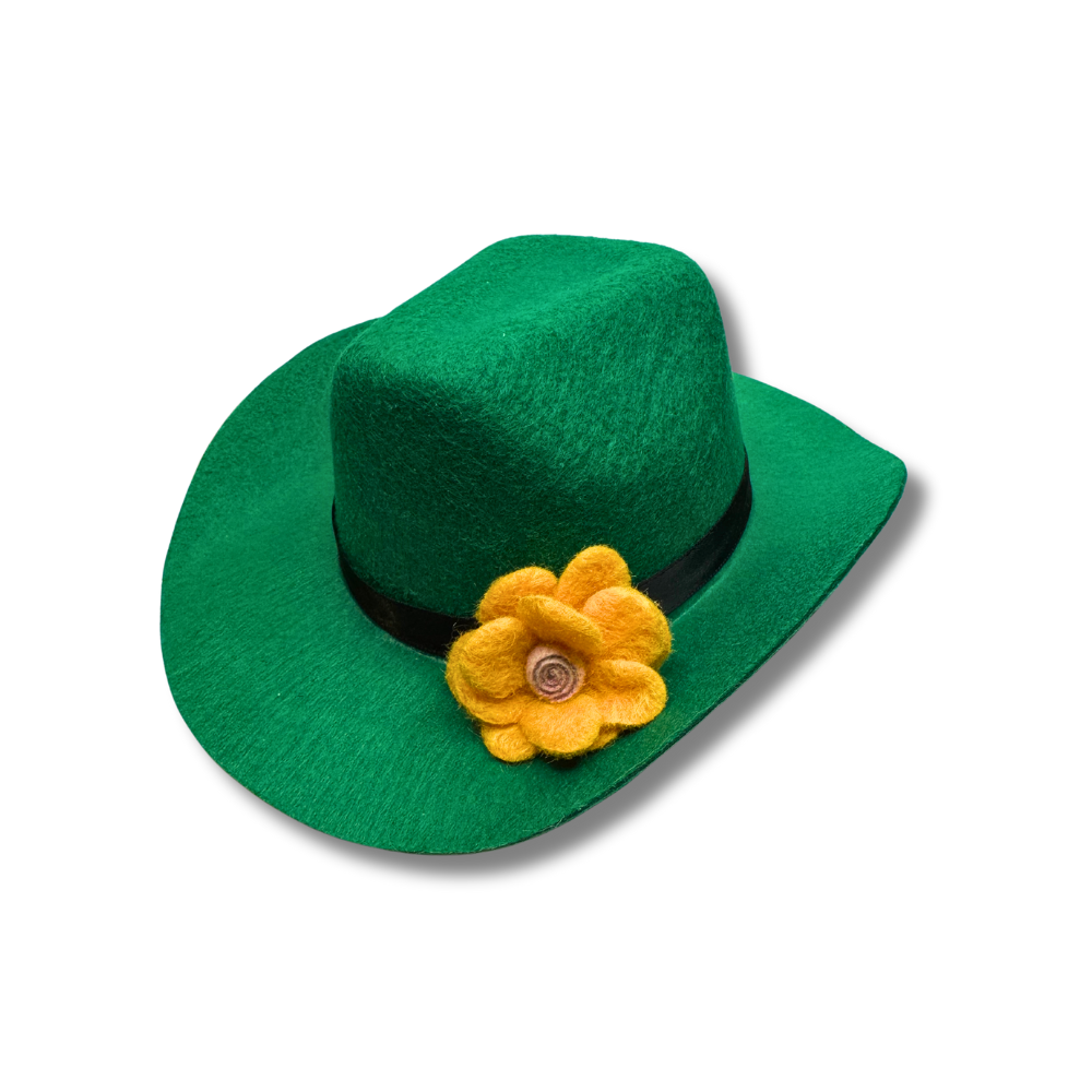 Medium Dog Hat for St. Patrick's Day | Green Dog Accessory