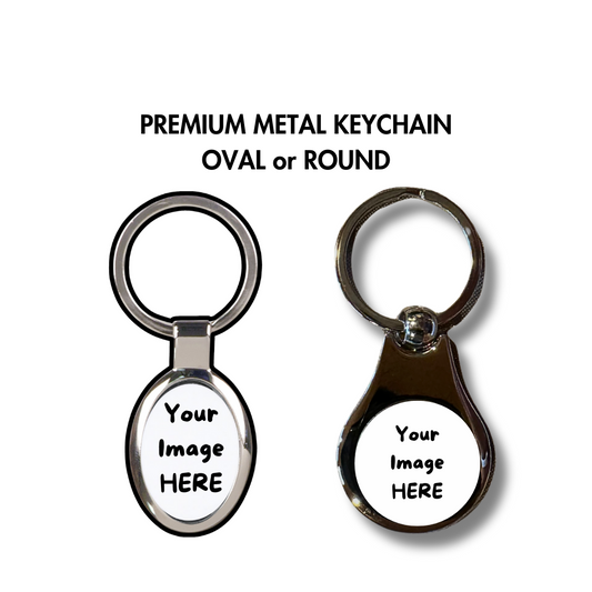 Metal Photo Keychain | Custom Photo Keychain Pet or Family