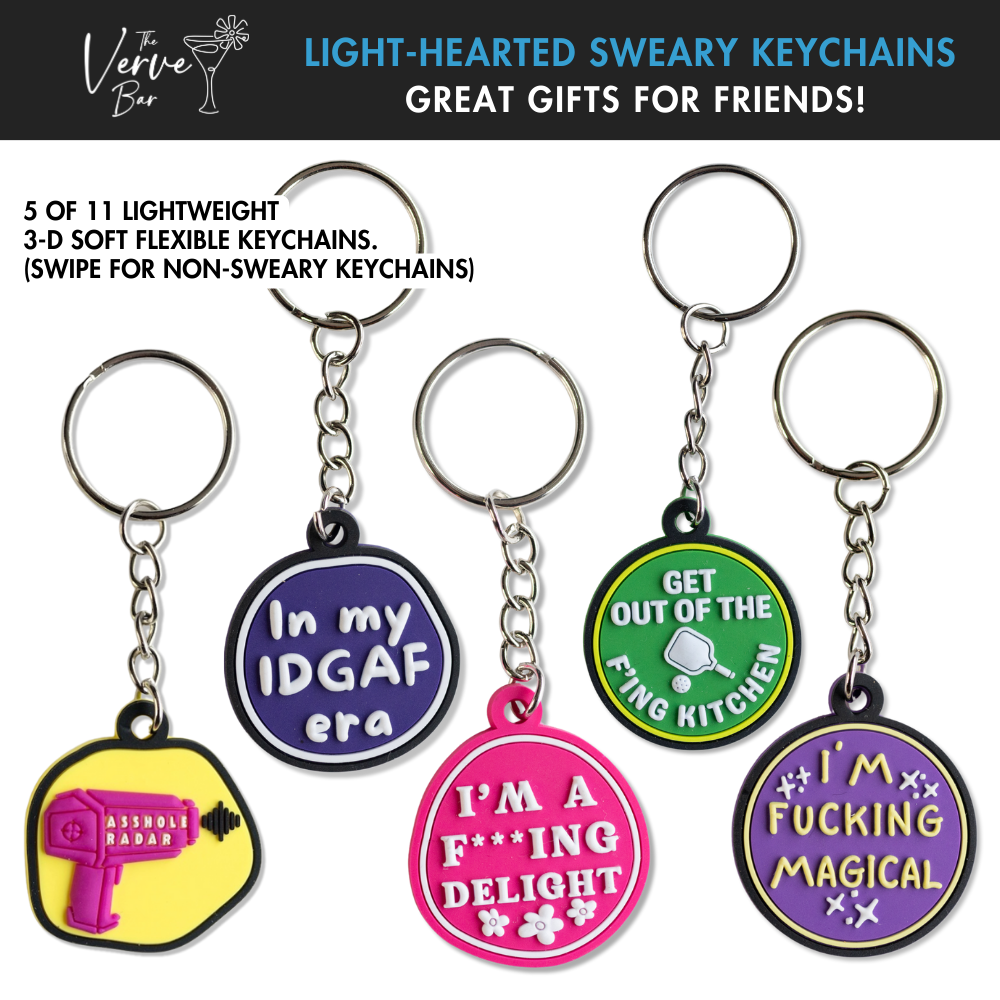 A**hole Radar - Fun Lightweight Dog Collar Charm or Keychain