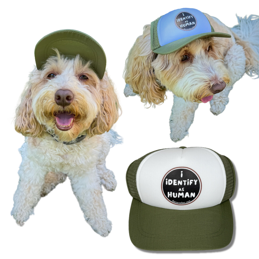 Pup Hat For Dogs - Olive Green Trucker Hat