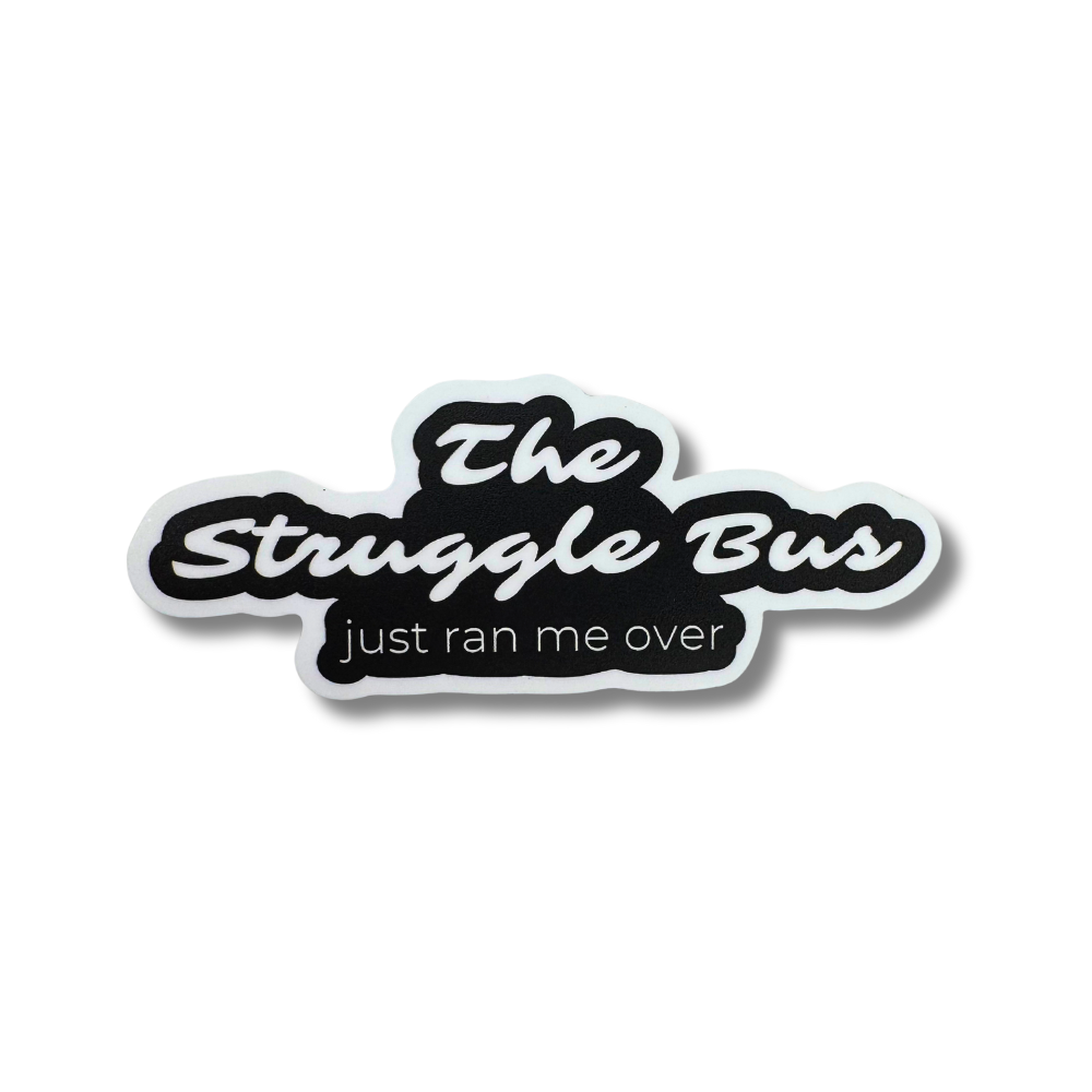 Struggle Bus Decals for Laptop and More | Sticker Set of 3