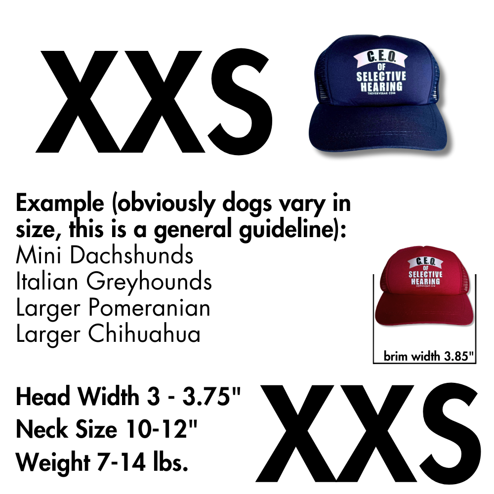 Baseball Cap for Dogs | C.E.O. of Selective Hearing