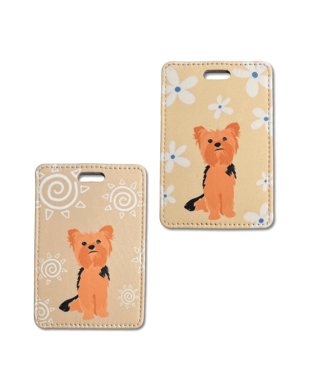 Yorkie Luggage Tag | Small Dog, Big Travel Energy